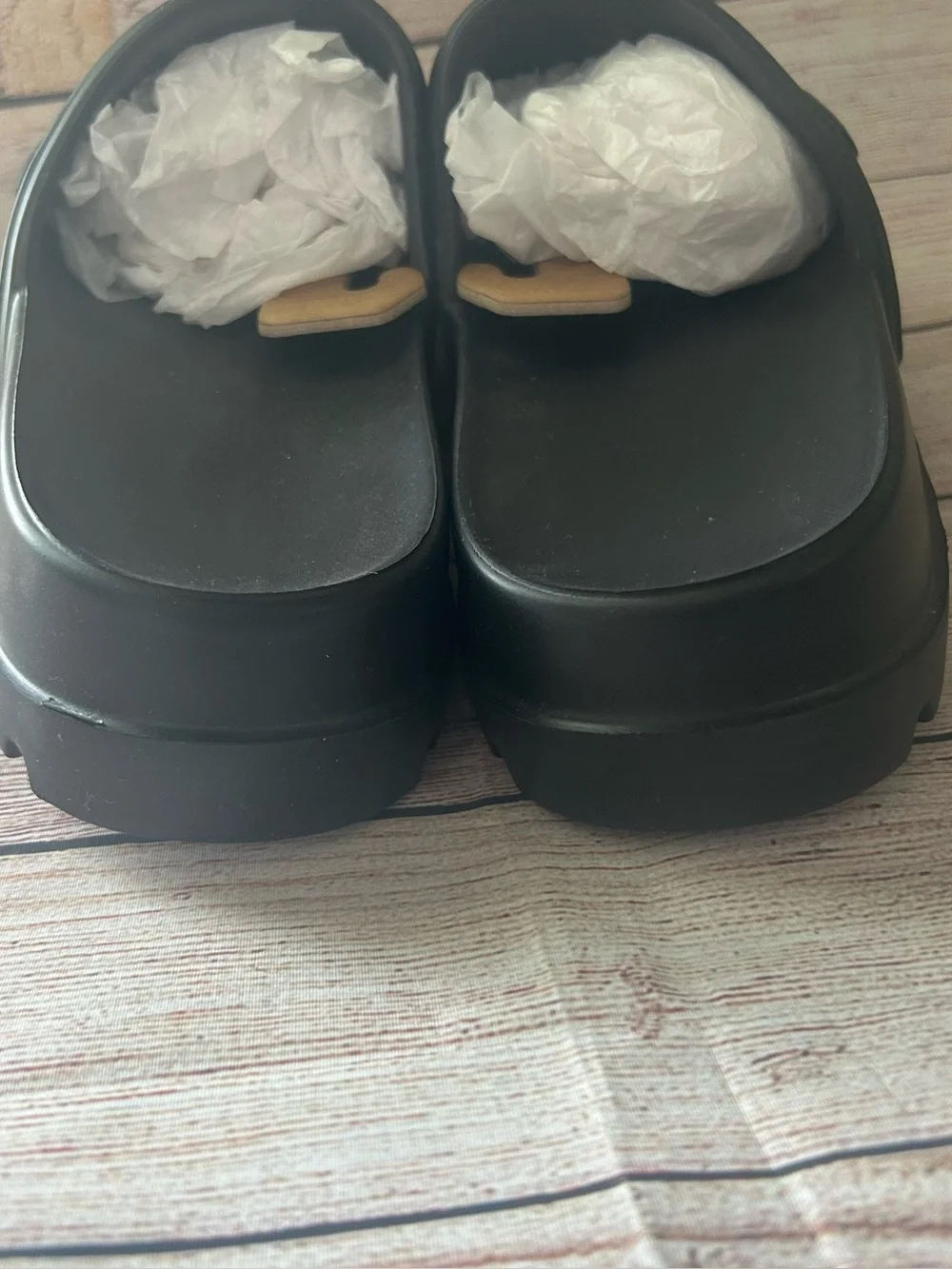 Coach Jesse Slide Sandals Black EVA Logo Men's Size 11